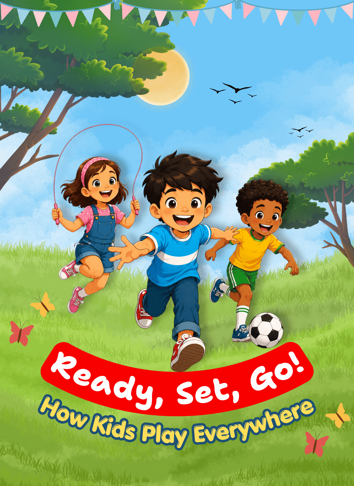 Ready, Set, Go! cover — children of many cultures playing games together